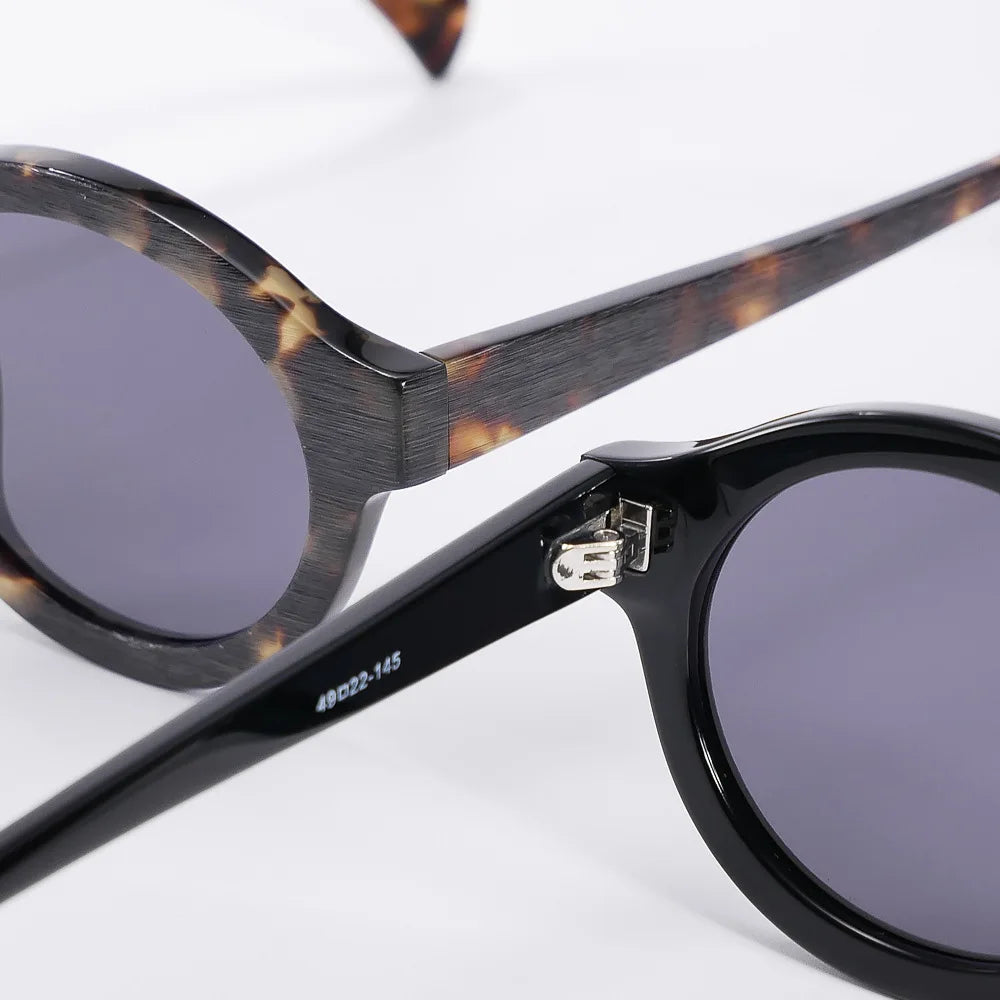 New Fashion Handmade Acetate Men Sunglasses Women Personality Designer Eyeglasses Outdoor Driving Trip Sun Protection UV400