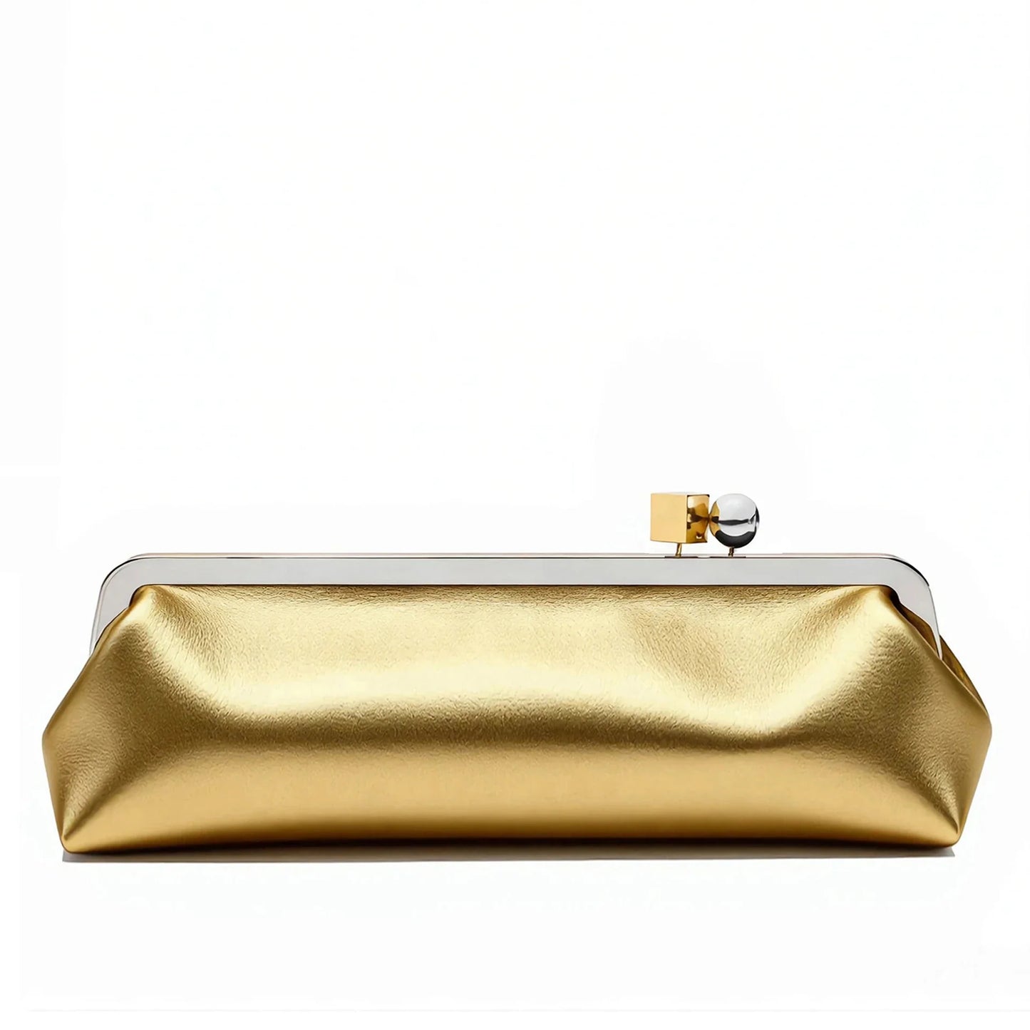 Luxury Kisslock Clip Clutch Ladies Evening Bags for Women Handbags Fashion Designer Shoulder Bag NEW Frame Wedding Purses Pouch