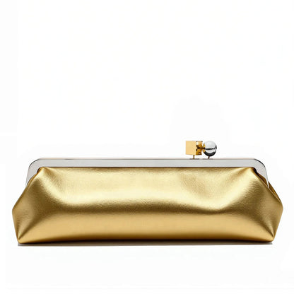 Luxury Kisslock Clip Clutch Ladies Evening Bags for Women Handbags Fashion Designer Shoulder Bag NEW Frame Wedding Purses Pouch