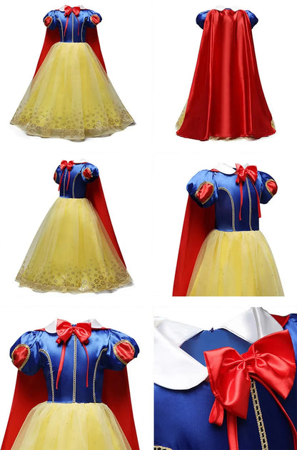 Kids Encanto Mirabel Isabela Dolores Costume Girls Elsa Belle Rapunzel Mermaid Carnival Cosplay Dress Children Princess Clothes