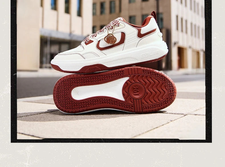 Men Board Shoes Synthetic Leather Upper Comfort Chunky Anti-slip Durable Commuter Sneakers Male 672616614
