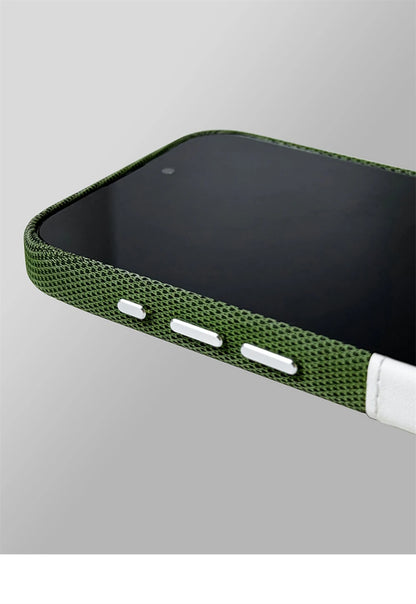 حافظة جلدية MagSafe لحامل البطاقات لهاتف iPhone 17 Pro Max 16 15 14 Plus 13 12، غطاء بتصميم مميز بلون معدني لهاتف آيفون 17 برو ماكس 16 15 14 بلس 13 12 مع شحن لاسلكي ومحفظة جيب