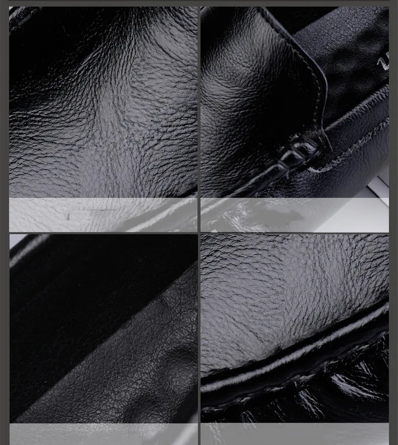 Genuine Leather Men Casual Shoes Luxury Brand Mens Loafers Moccasins Breathable Slip on Italian Driving Shoes Chaussure Homme