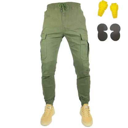 Men & Women Riders Equipment Tooling Casual Hidden Knee Pads Hip Gears STYLE Jeans Hockey Pants Off-road Motorcycle Riding Pants
