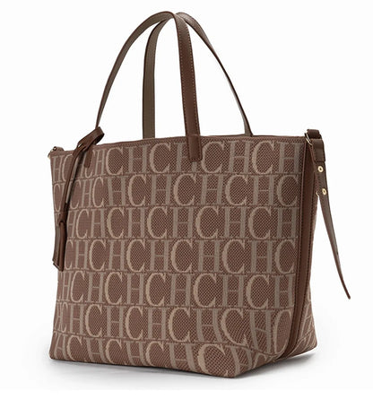 Ladies Brand Fashion Alphabet Print Large Capacity Handbag 2026 New Style Elegant Casual Travel High Quality Hand
