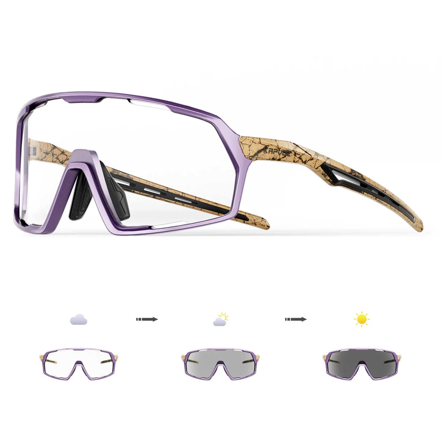 Photochromic Sunglasses Man MTB Climbing Glasses Outdoor Sports Bike Cycling Glasses Women Driving Bicycle Goggles UV400