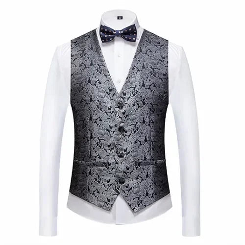 26 Colors Men's Suit Vest Single-breasted V-neck Vests Jacket Men Wedding Party Waistcoat Red Blue Green White Pink