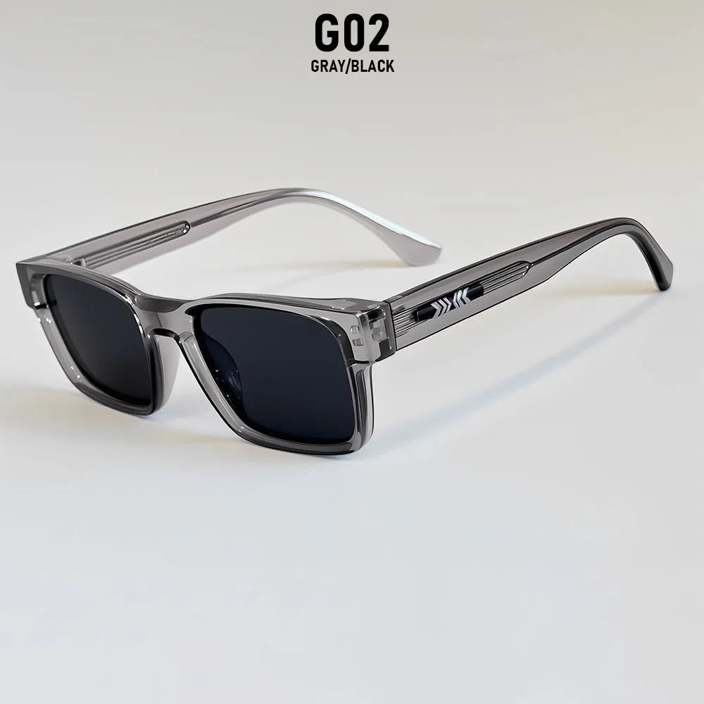 2026 Square Sunglass Men Luxury Vintage Polarized Sunglasses Women Trendy New Fashion Glasses Gafas De Sol Polarizadas Zonnebril