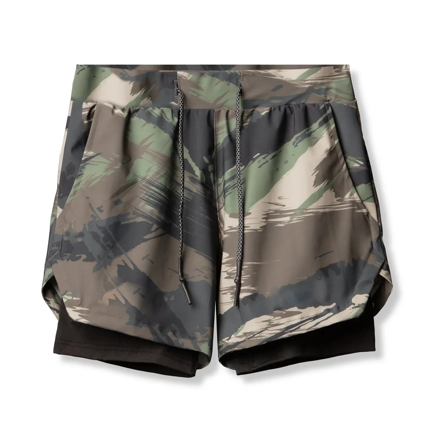 Fashion Gym Shorts for Men Clothing Casual Sweatpants Outdoor Running and Cycling Breathable Double-layer Shorts Men