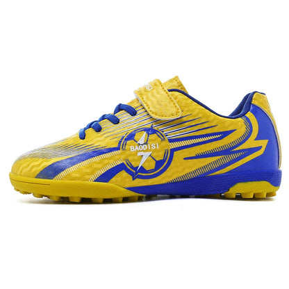 Youth Kids Professional Soccer Cleats Football Boots Non Slip Breathable Lightweight Training Shoes Boys Girls Match Sneakers