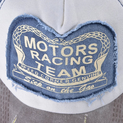 Vintage Washed Denim Baseball Cap For Men And Women Snapback Trucker Hat With Letter Patch Spring Autumn Unisex Hip Hop Cap