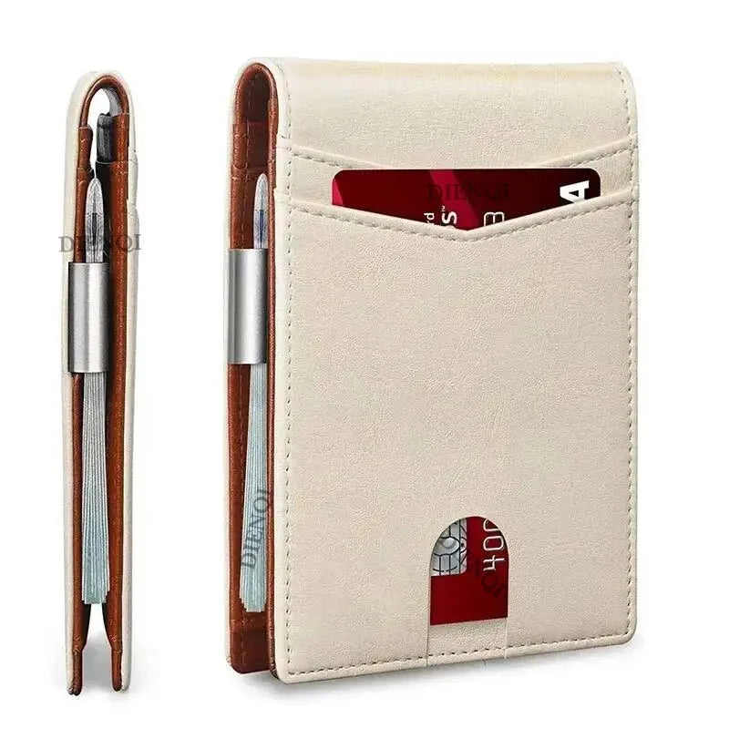 Credit Card Holder Wallets Men Money Bag Purse Slim Thin Wallet for Men Small Short Purse Male Black Vallet Billfold