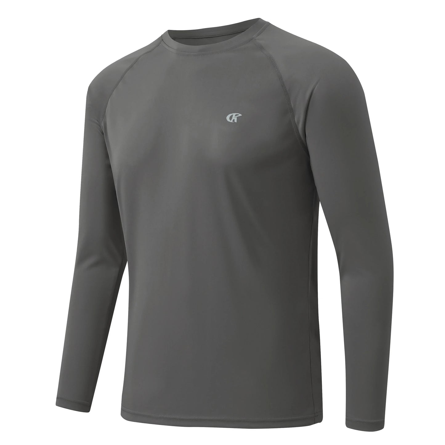Men UPF 50+ Long Sleeve T-Shirt, Rash Guard Breathable Tops, Pullover Shirt for Sport Fishing Hiking Running Beach Surfing