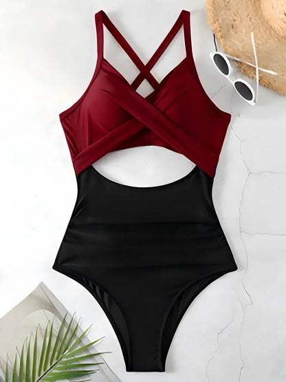 2026 Plain Ruched Swimsuit Women One Piece Solid Swimwear Female Beachwear Bathers Bathing Swimming Swim Bodysuit Summer
