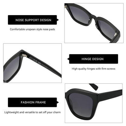 Butterfly Prescription Sunglasses Handmade Acetate Polarized Myopia Sun Glasses Square Optical Shades for Women