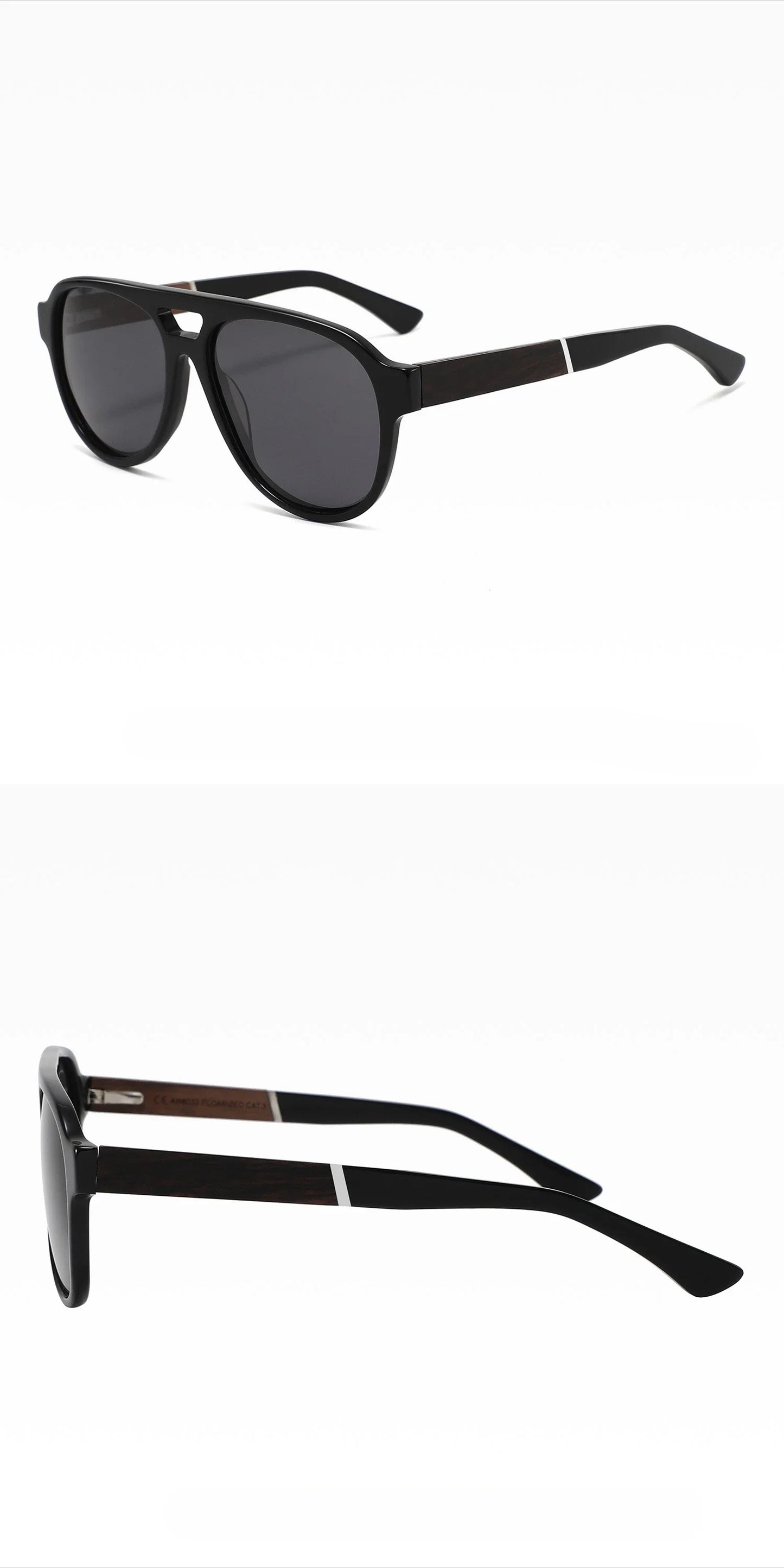 2026 Fashion Top Quality Double Beam Sunglasses Pilot Men Designer Brand Sun Glasses Acetate Women Outdoor UV400 Anti UV Goggles