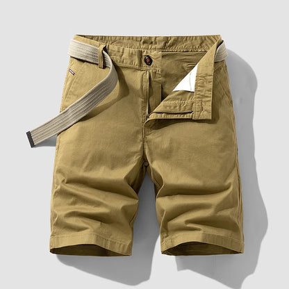 Men Summer Five Points Pants Male Trendy Loose Casual Daily Short Simple Fashion Versatile Solid Color Straight Leg Cargo Shorts
