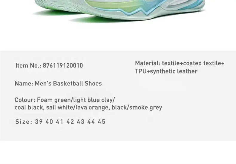 Light Attack 2.0 V3 Basketball Shoes For Men  Spring Wear-Resistant Men's Mid Top Training Sneakers 876119120010