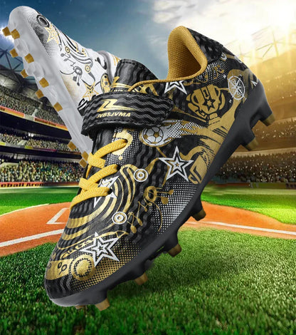 Children's Soccer Shoes Cleats Sneakers FG Sport Non-Slip Kids Football Boots Training Match Boys Youth Professional Shoes New