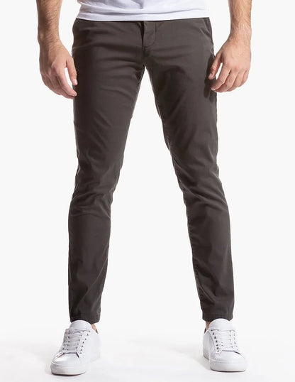 Men Fashion Basic Pencil Pants 2024 New Summer Casual Stand Pocket Pants Men's Ankle-Length Pants Solid Comfy Elasitic Trouser