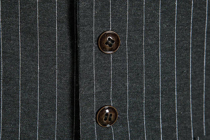 Men's Suit Vest Striped Single Breasted Waistcoat Stylish Mail Suit Retro Vest Wedding Business Banquet Daily Groomsman Uniform