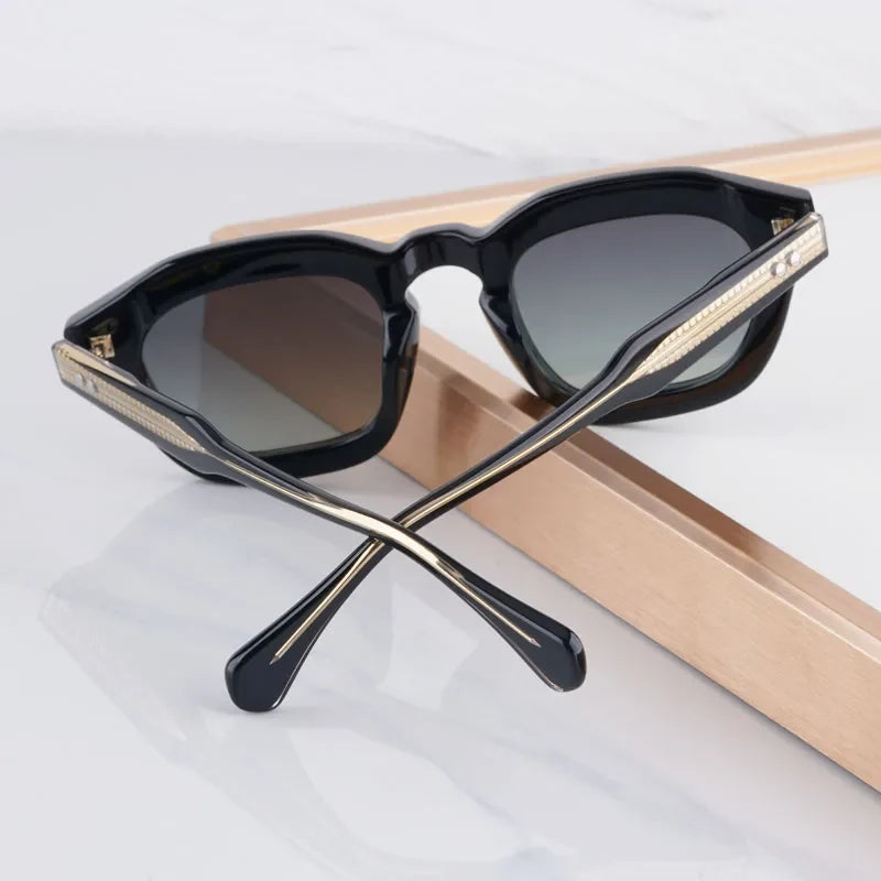 New Arrivals Square Handmade Sunglasses Thick Acetate Luxury Brand Design High Street A+Quality UV400 Outdoor VENENO with Case
