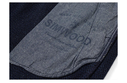 High Standard Series 2025 Summer New 13oz Indigo Sashiko Cloth Fabric Denim Shorts Loose 100% Cotton Vintage Shorts