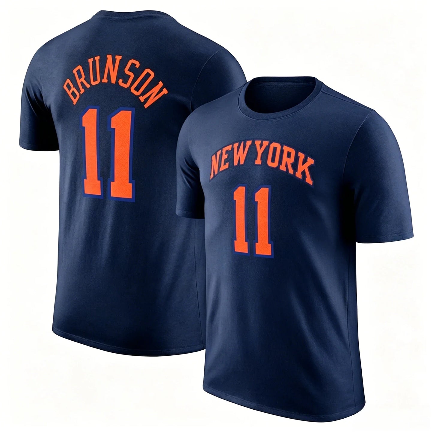 11 Jersey Sweatshirt Breathable Tshirt New York Team 2026 Summer New 100%cotton Men Basketball Fashion Sports Shirt Tee