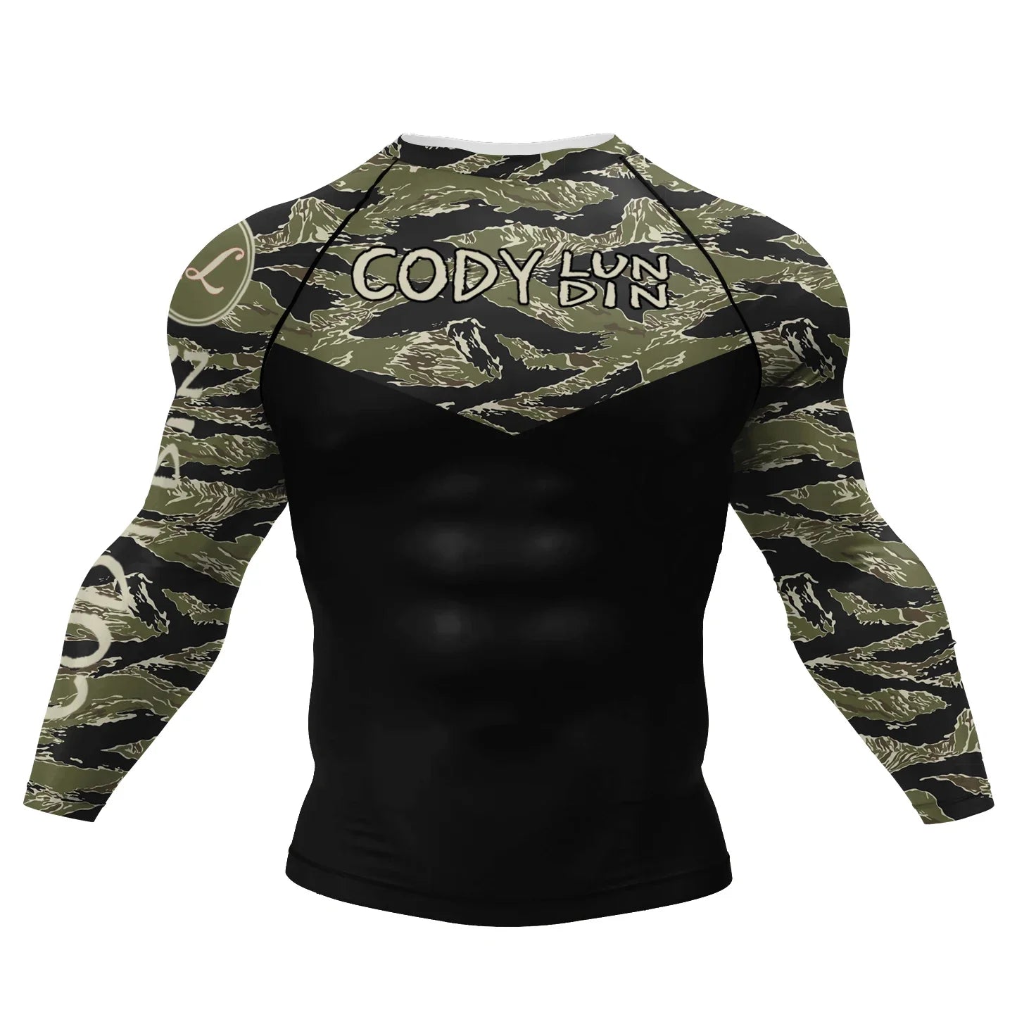 Cody Lundin Men Cool Fighting Wear Jiu Jitsu BJJ Boxing Rashguard Custom Grappling Kicboxing Club Uniforms Compression Gym Tees