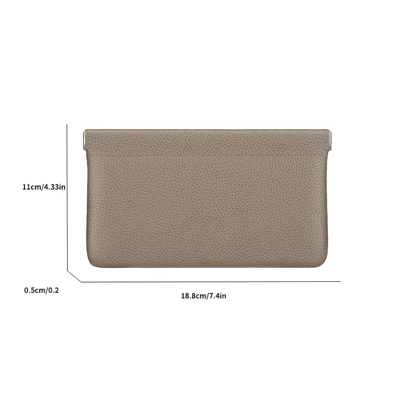 Sac de rangement en cuir PU pour portefeuille long, passeport, permis de conduire, porte-documents, câble de données, trousse à maquillage pour femmes et hommes