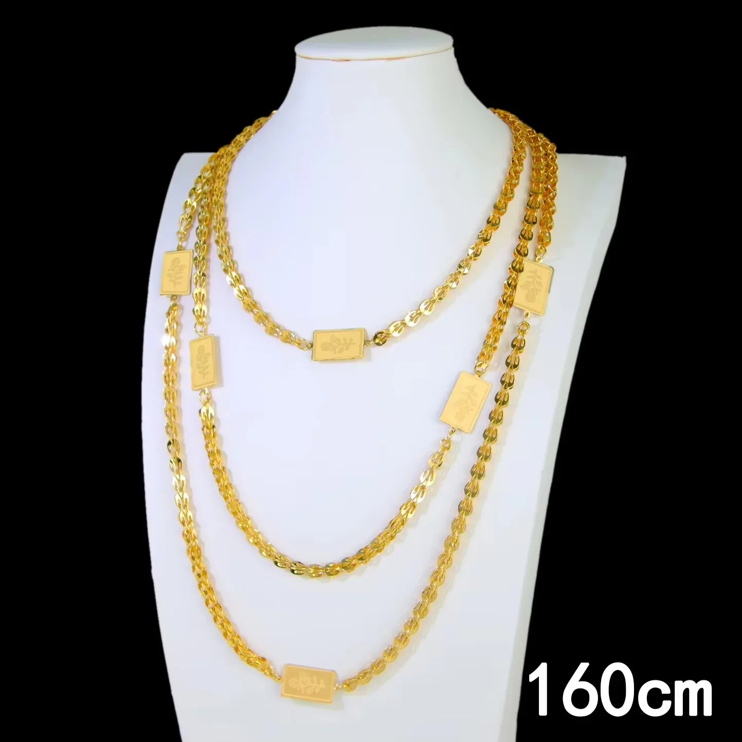 Dubai Bride Wedding Jewelry Long Necklace 21k Gold Plated Turkish Vintage Coins Chains Ethiopian Women Daily Party Jewelly