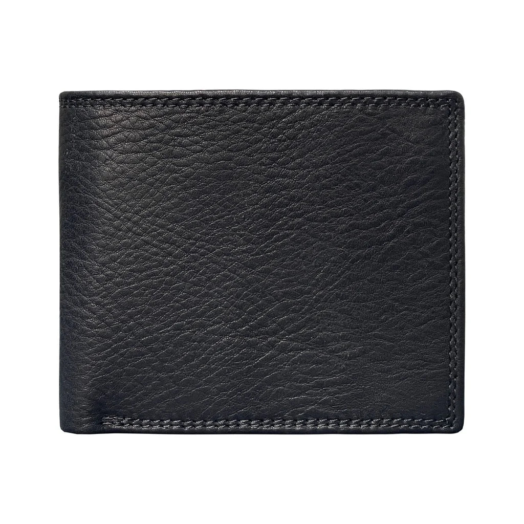 Multi-Functional First Layer Cowhide Men's Wallet Retro Horizontal Zipper Change Credit Card Position Men's Real-Leather Bag
