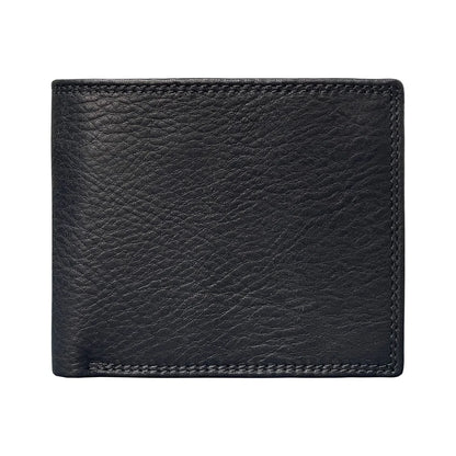 Multi-Functional First Layer Cowhide Men's Wallet Retro Horizontal Zipper Change Credit Card Position Men's Real-Leather Bag