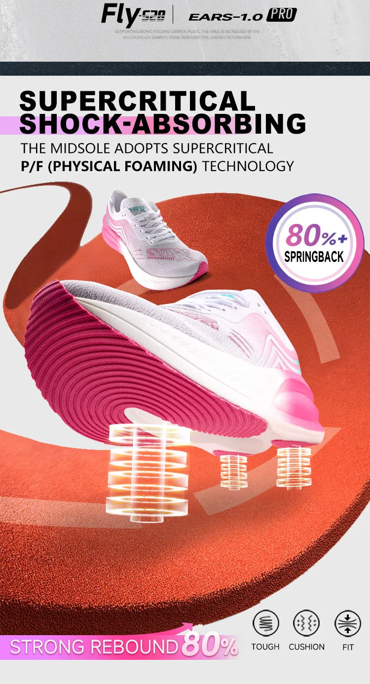 Marathon Racing Carbon Plate Men's Running Shoes Ultra Light Shock Absorption Training Women's Sports Shoes