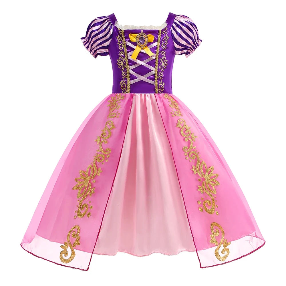 2026 Children's Pumpkin Costume Role Playing Girls Dress Carnival Party Halloween Cosplay Performance Kid Outfit