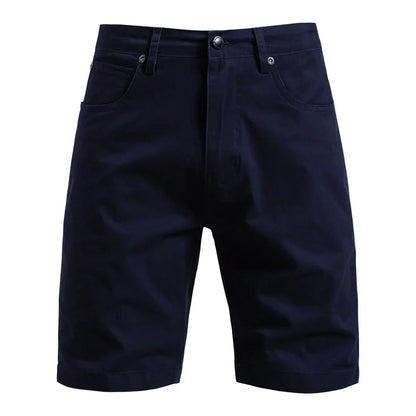 Men's 100% Cotton Summer Shorts Casual 11-Tone Multi-Pocket Lightweight Street Shorts