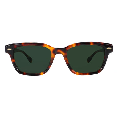 Tortoise Acetate Sunglasses Vintage Rivet G15 UV400 Non Polarized Rectangle Frame Unisex High Quality Sun Glasses