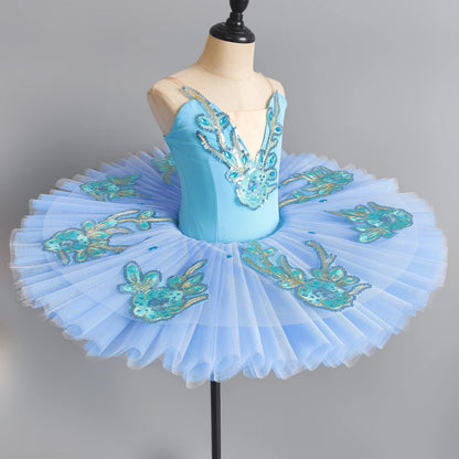 Princess Performance Fairy Tutu Kids Clothes Ballet Leotards for Girls Dress Stage Costumes Dance Wear Summer Children Clothing