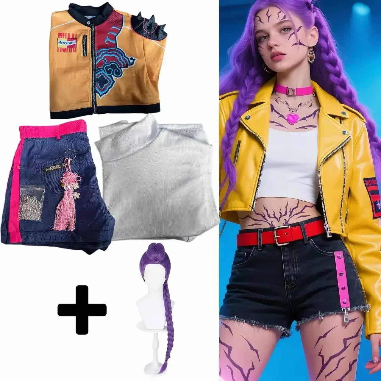 Cosplay  Costume Girls Group Idol Role play Halloween Carnival Party Outfit Suit