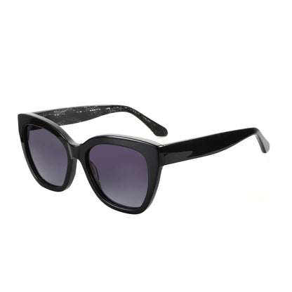 Butterfly Polarized Sunglasses Fashion Thick Frame for Women Acetate Sun Glasses Driving UV400 Protection