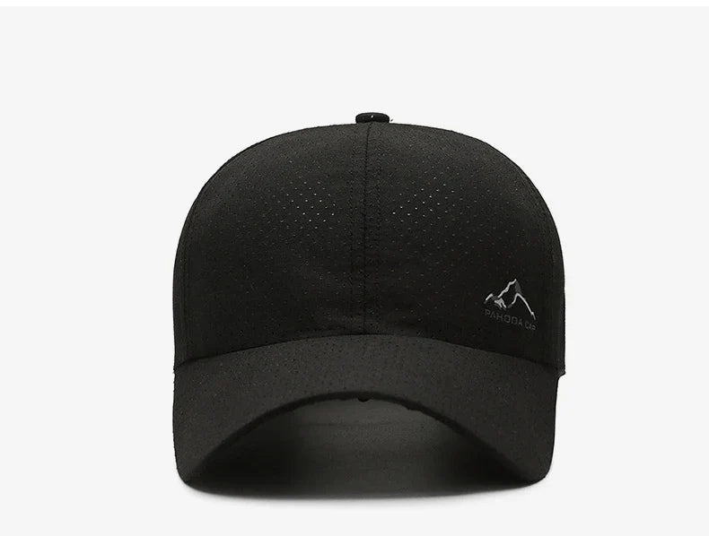 Unisex Simple Cross Water Drop Embroidery Baseball Caps Spring and Autumn Outdoor Adjustable Casual Hat Sunscreen Hat