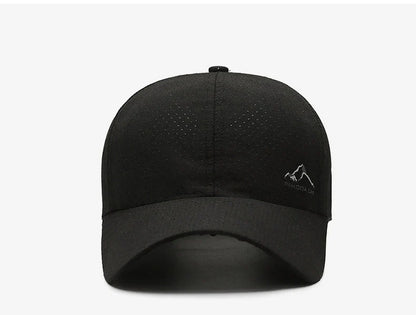 Unisex Simple Cross Water Drop Embroidery Baseball Caps Spring and Autumn Outdoor Adjustable Casual Hat Sunscreen Hat