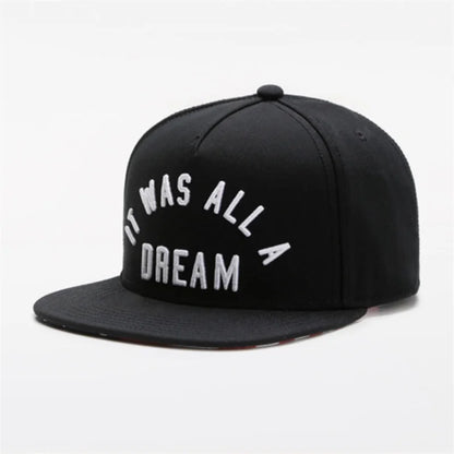 New Luxury Letters Fashion Flat Brim Snapback Hat for Men Women Adult Outdoor Adjustable Sun Baseball Cap Designer Cap Men