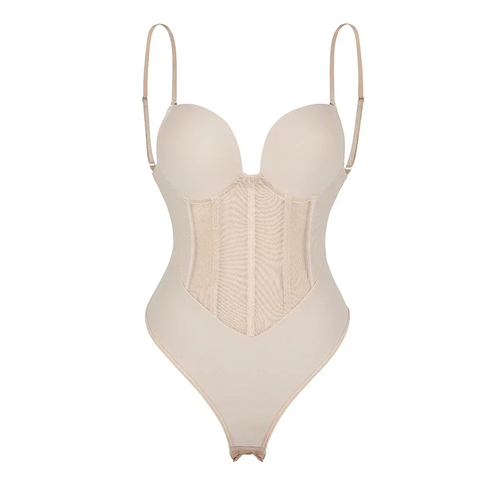 Bodysuit Shapewear Bra Push Up Women Full Body Shaper Tummy Control Hip Butt Lifter Corset Slimming Waist Trainer Underwear