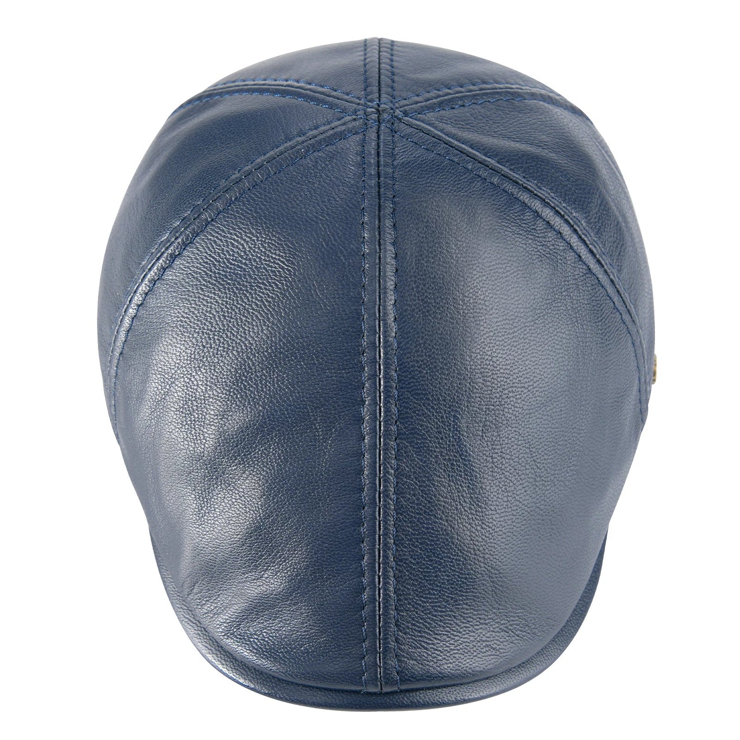Lambskin Leather Ivy Newsboy Caps 6 Panel Cabbie Beret Hat Ivy Irish Gatsby Flat Driving Beret