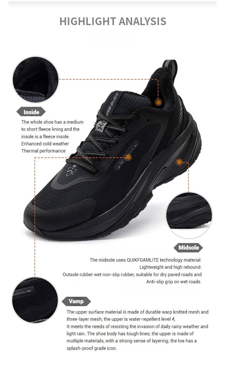 Men Running Shoes New Winter Mesh Lightweight Versatile Rebound Plush Warm Male Sneakers 672442220B