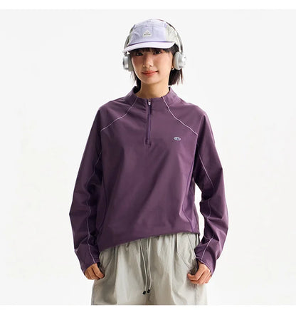 Man Quick-Dry Long Sleeve Shirt - Breathable, Anti-Odor, UPF Sun Protection with Raglan Sleeve Unisex Outdoor Jacket
