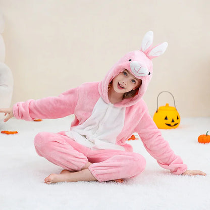 Capybara Anime Cosplay Costumes Kids Animal Cartoon Jumpsuit for Children Halloween Christmas Girls Boys Hooded Pajamas Onesies