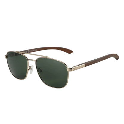 2026 Trend Wood Polarized Sunglasses for Men UV Protection Fishing Driving Golf Pilot Shade Sun Glasses