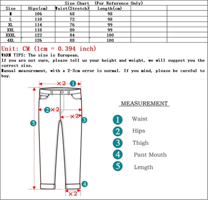 Men Dark Blue Blue Stretch Elastic Waist Denim Pants Streetwear Loose Full Length Trousers Straight Wide Leg Drawstring Jeans